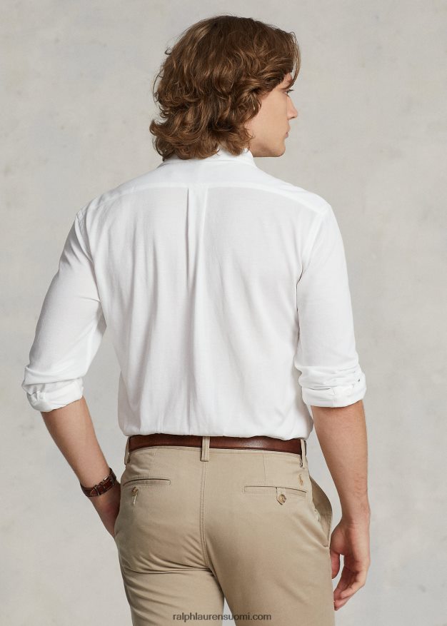 Ralph Lauren miehet neuloa oxford-paita 0Z24ZR899 valkoinen