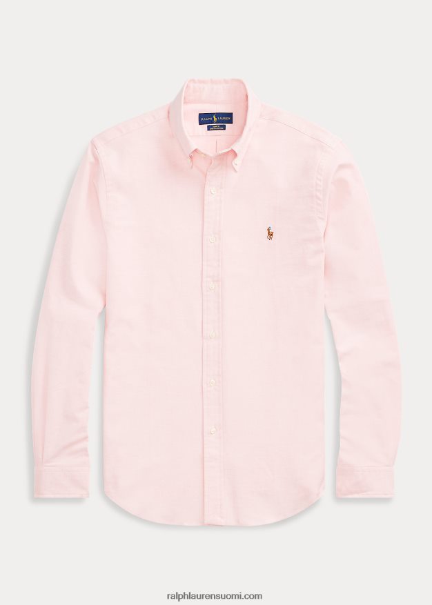Ralph Lauren miehet ohut joustava oxford-paita 0Z24ZR604 vaaleanpunainen