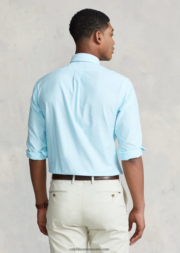 Ralph Lauren miehet ohut joustava oxford-paita 0Z24ZR605 egean sininen