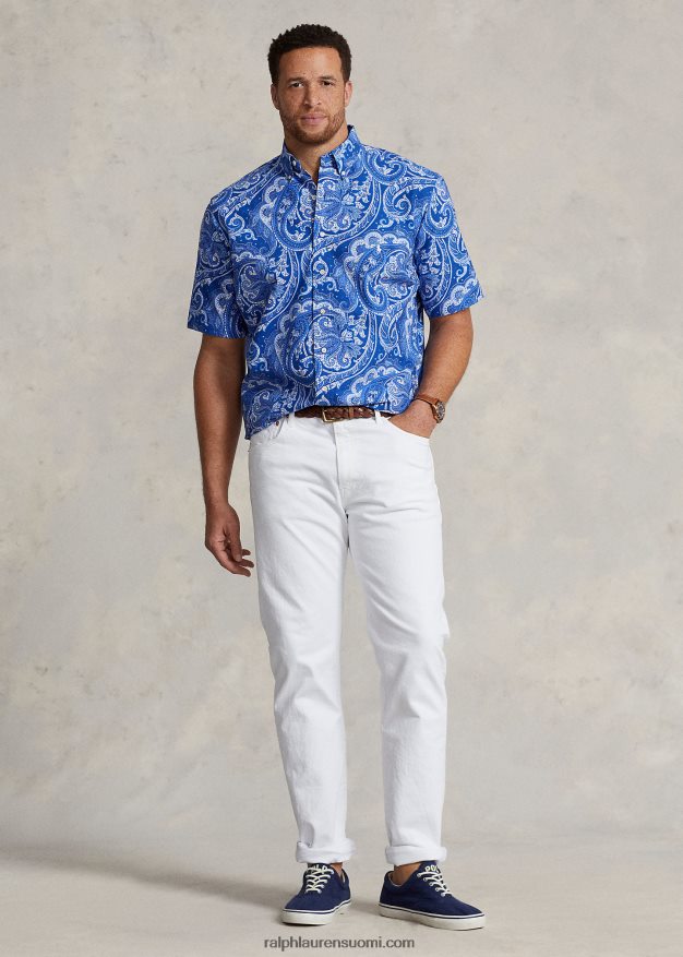 Ralph Lauren miehet paisley oxford paita 0Z24ZR48 jerry paisley