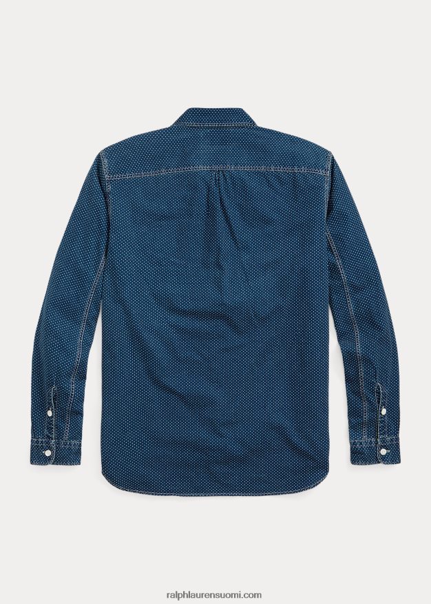 Ralph Lauren miehet pilkullinen työpaita 0Z24ZR1771 tumma indigo