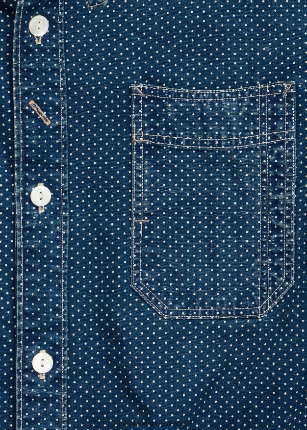 Ralph Lauren miehet pilkullinen työpaita 0Z24ZR1771 tumma indigo