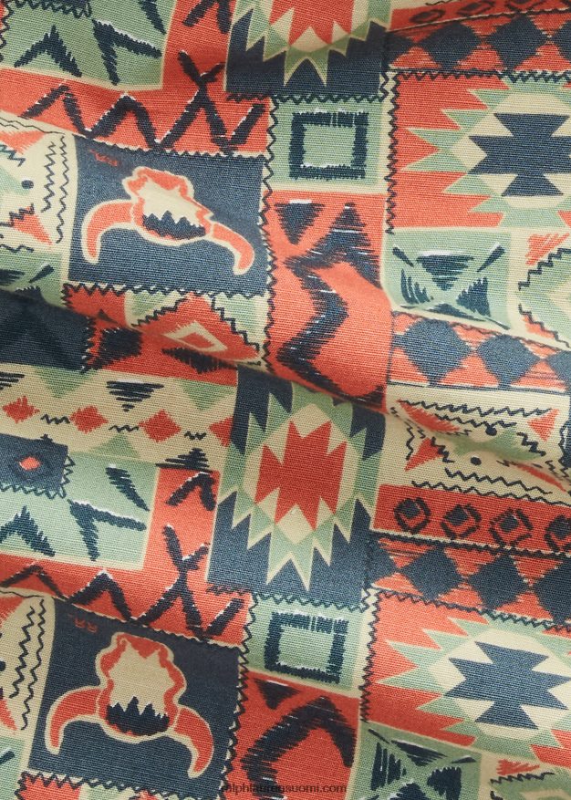 Ralph Lauren miehet printti kudottu leiripaita 0Z24ZR1774 sininen/multi