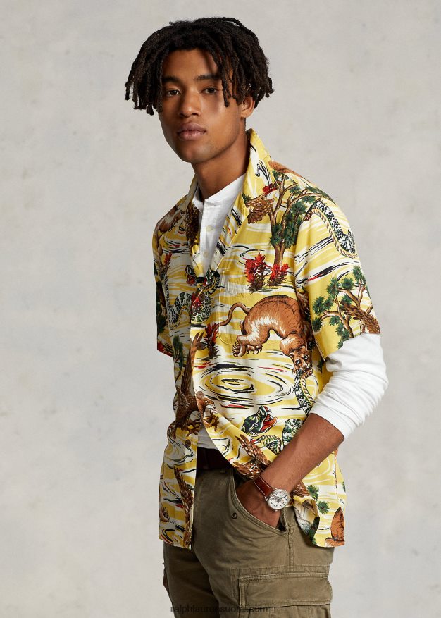 Ralph Lauren miehet printti leiripaita 0Z24ZR1050 multi