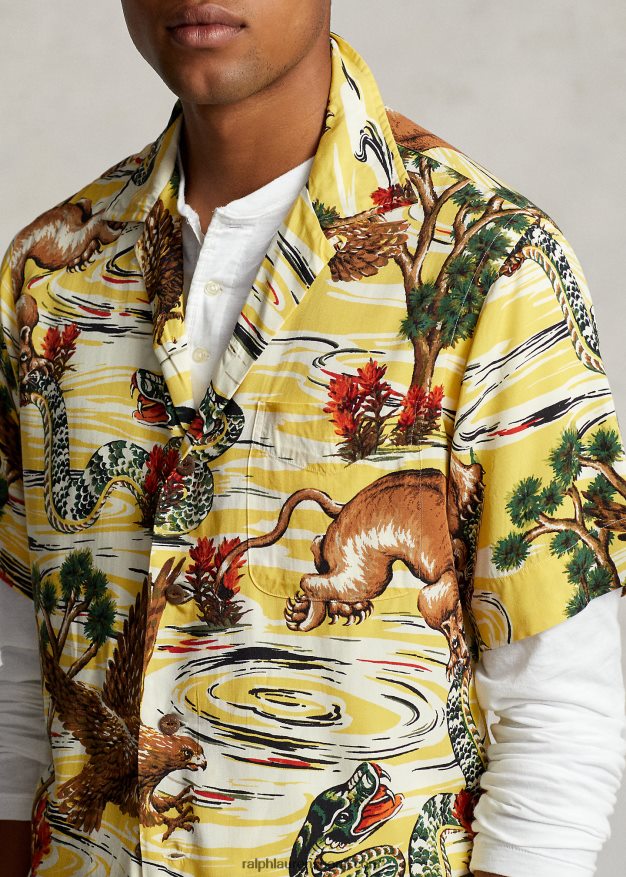 Ralph Lauren miehet printti leiripaita 0Z24ZR1050 multi