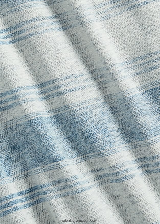 Ralph Lauren miehet raidallinen jersey-leiripaita 0Z24ZR1710 indigo/kerma