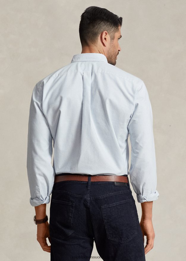 Ralph Lauren miehet raidallinen oxford-paita 0Z24ZR1840 sininen