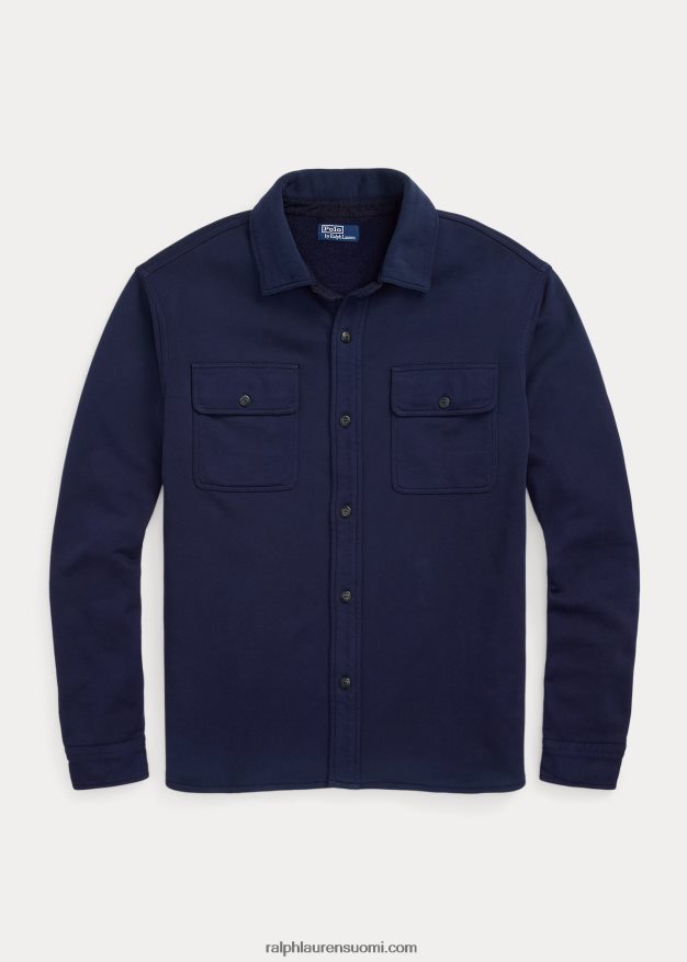 Ralph Lauren miehet ranskalainen frotee työpaita 0Z24ZR1549 risteilylaivasto