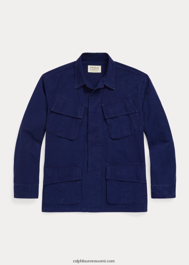 Ralph Lauren miehet ripstop overshirt 0Z24ZR1261 newportin laivasto