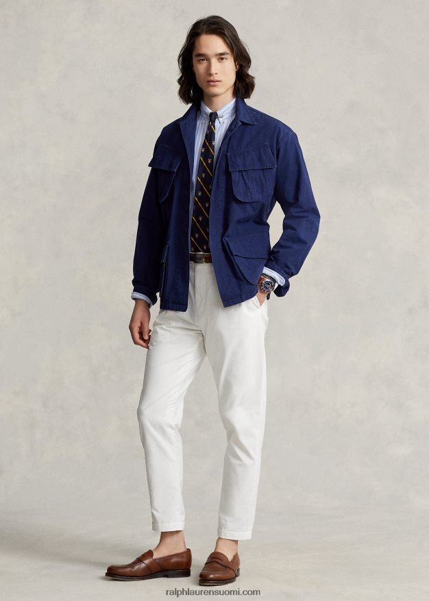 Ralph Lauren miehet ripstop overshirt 0Z24ZR1261 newportin laivasto