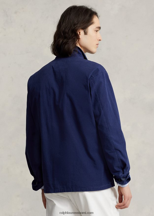 Ralph Lauren miehet ripstop overshirt 0Z24ZR1261 newportin laivasto