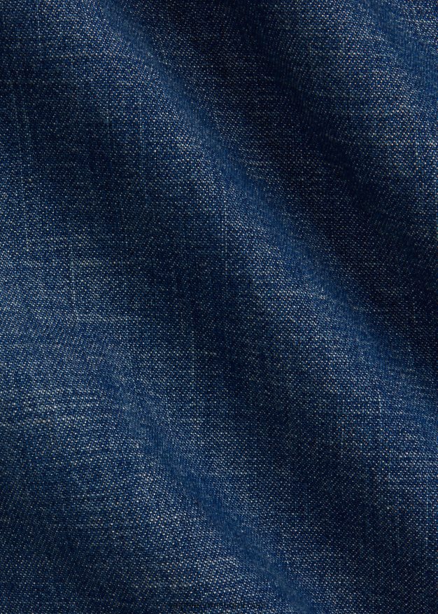 Ralph Lauren miehet rispaisuhelmainen länsimainen farkkupaita 0Z24ZR1479 hocking ldh