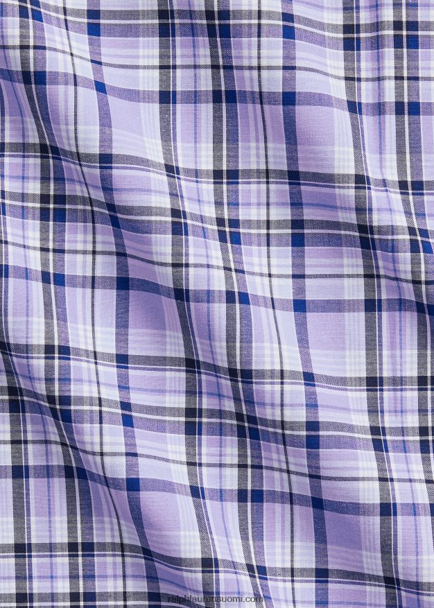 Ralph Lauren miehet ruudullinen joustava popliinipaita 0Z24ZR1810 vaaleansininen multi