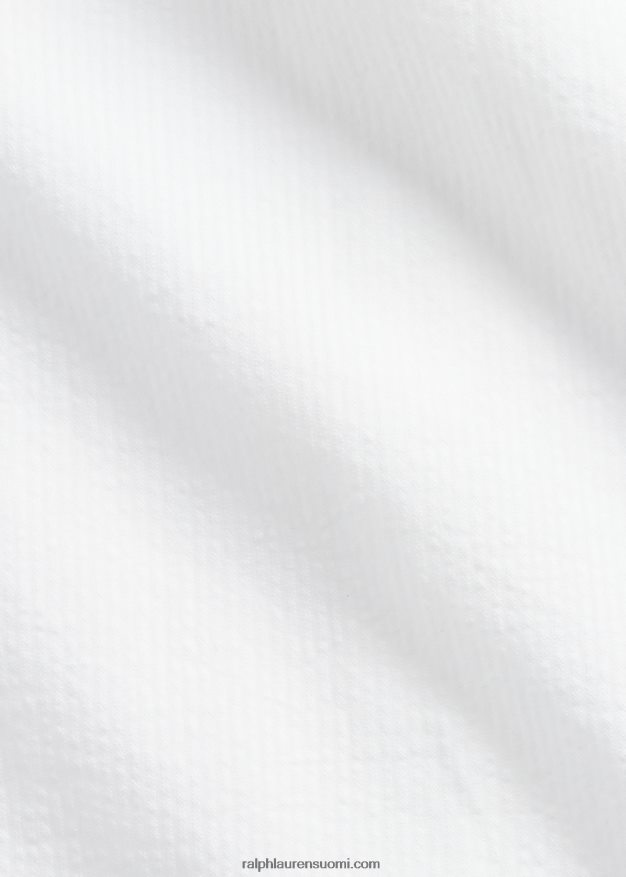 Ralph Lauren miehet seersucker paita 0Z24ZR1597 valkoinen
