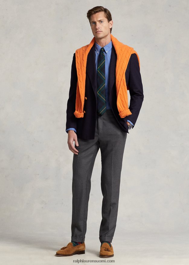 Ralph Lauren miehet stretch-popliinipaita - kaikki sopii 0Z24ZR367 sininen