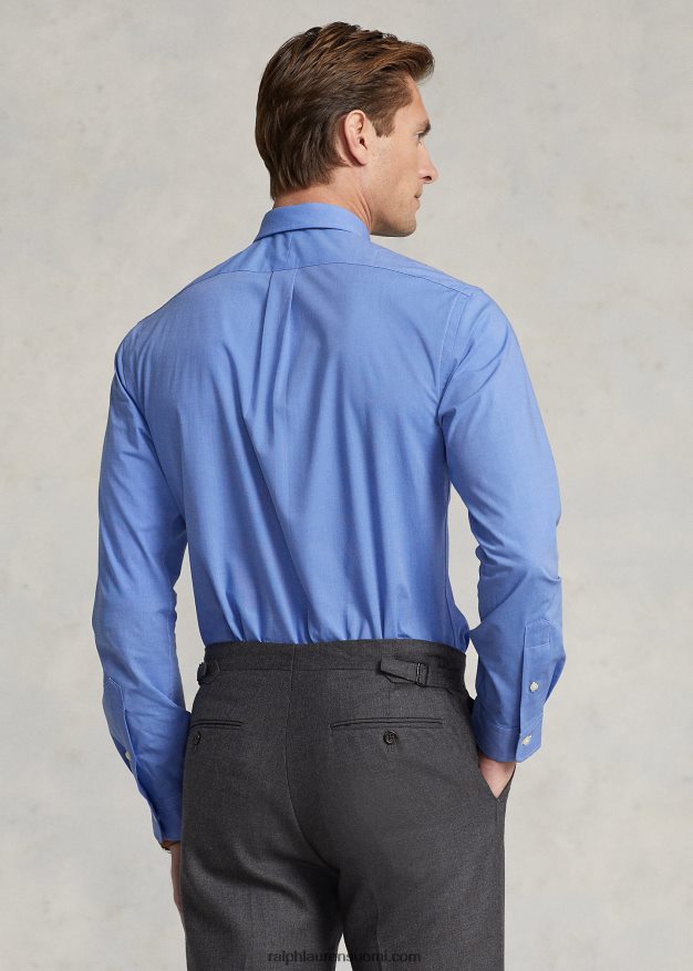 Ralph Lauren miehet stretch-popliinipaita - kaikki sopii 0Z24ZR367 sininen