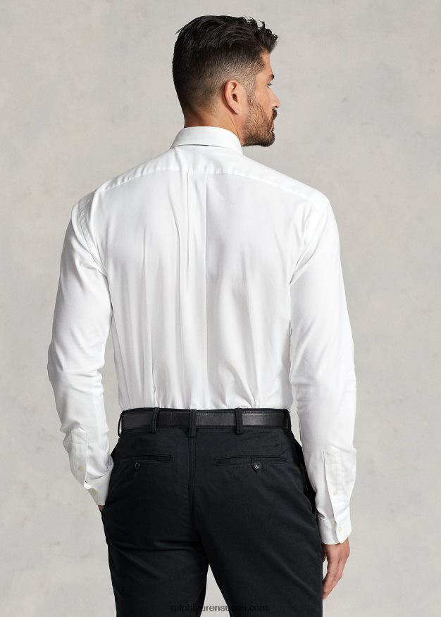 Ralph Lauren miehet suorituskyky joustava oxford-paita 0Z24ZR1446 valkoinen