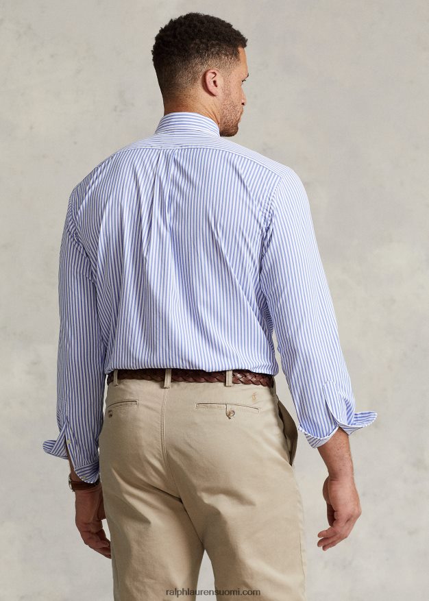 Ralph Lauren miehet suorituskykyinen twill-paita 0Z24ZR1681 sinivalkoinen