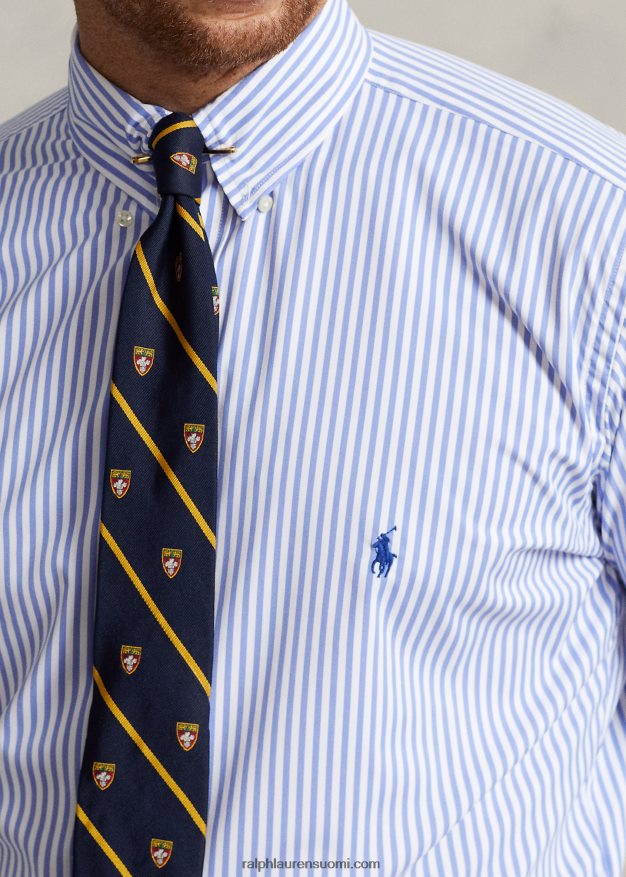 Ralph Lauren miehet suorituskykyinen twill-paita 0Z24ZR1681 sinivalkoinen