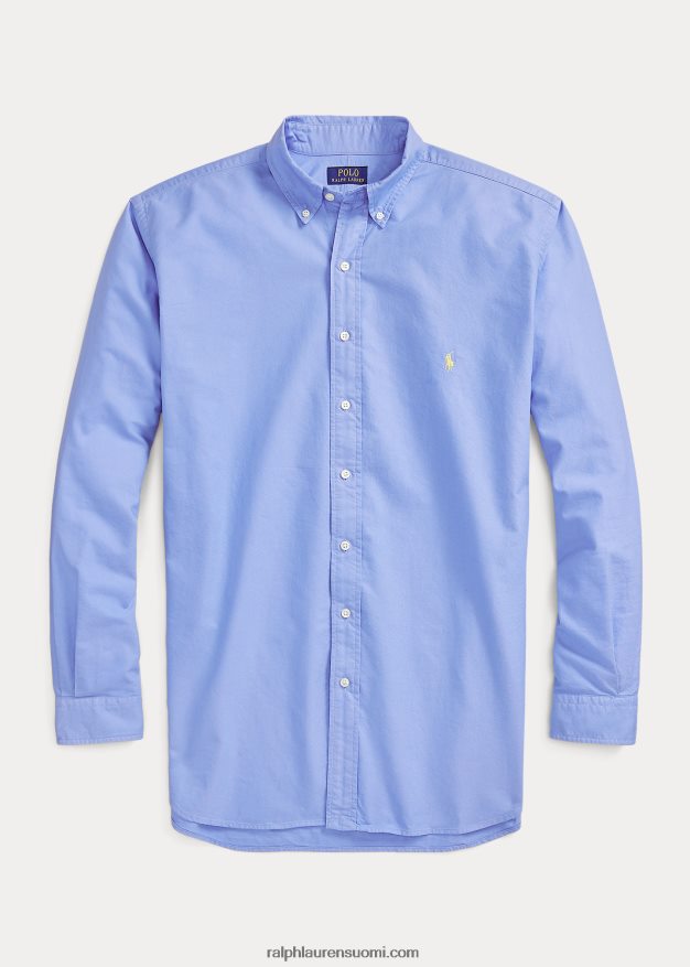 Ralph Lauren miehet vaatevärjätty oxford-paita 0Z24ZR1515 satamasaaren sininen
