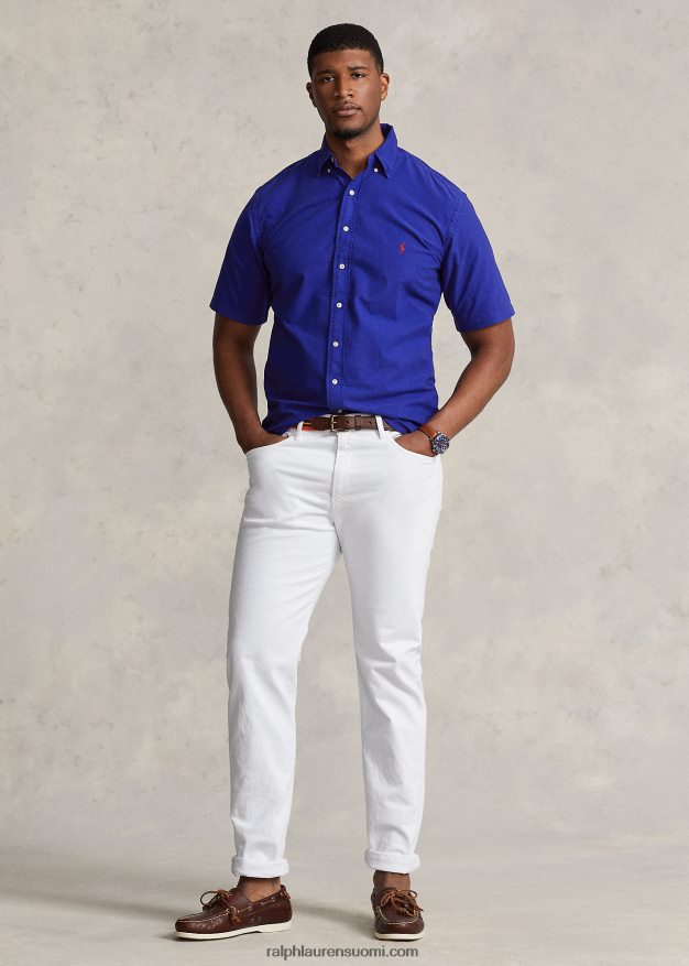 Ralph Lauren miehet vaatevärjätty oxford-paita 0Z24ZR1875 kaupungin kuninkaallinen