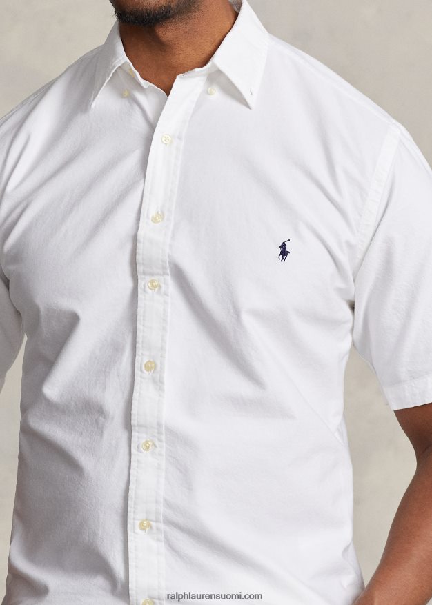 Ralph Lauren miehet vaatevärjätty oxford-paita 0Z24ZR1878 valkoinen