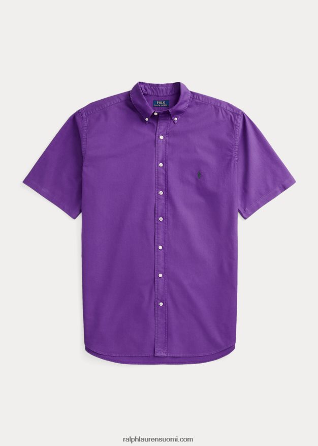 Ralph Lauren miehet vaatevärjätty oxford-paita 0Z24ZR1880 violetti kaktus