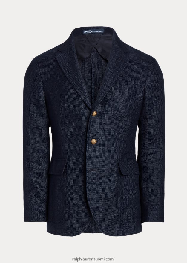 Ralph Lauren miehet Polo pehmeä kevyt pellavableiseri 0Z24ZR972 laivasto