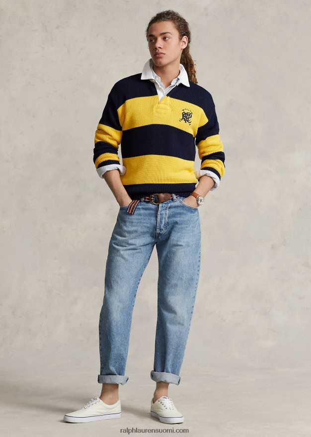 Ralph Lauren miehet anders klassinen kapeneva farkku 0Z24ZR752 liem pesu