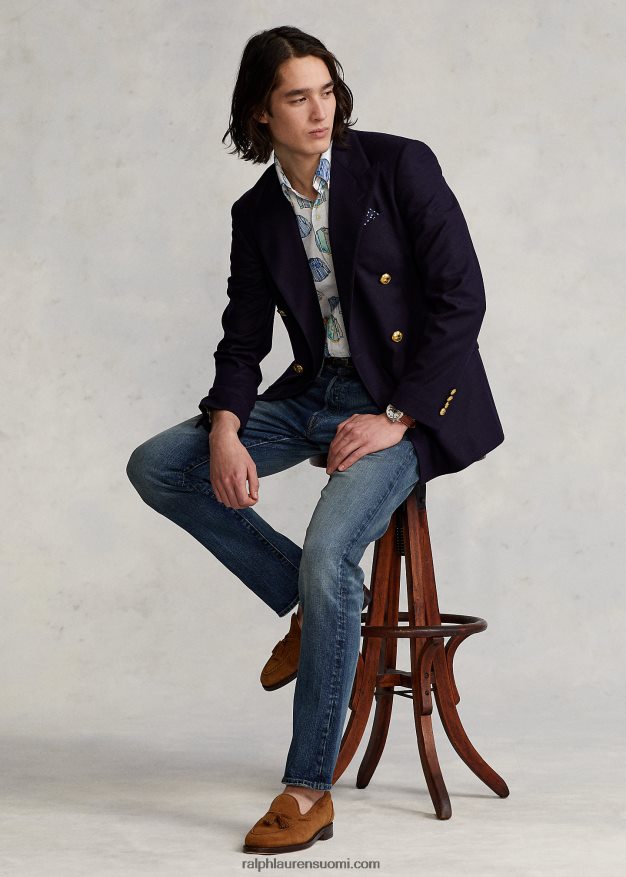 Ralph Lauren miehet eldridge skinny stretch farkku 0Z24ZR818 rivera venyttää