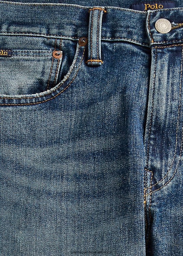 Ralph Lauren miehet eldridge skinny stretch farkku 0Z24ZR818 rivera venyttää