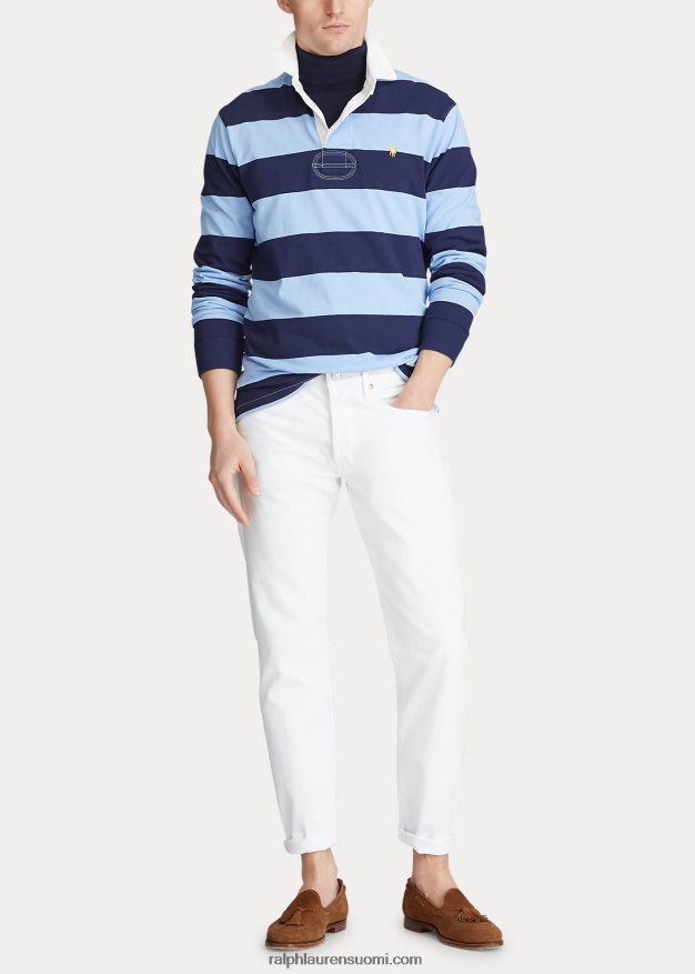 Ralph Lauren miehet hampton rento suora farkku 0Z24ZR1291 dover stretch valkoinen