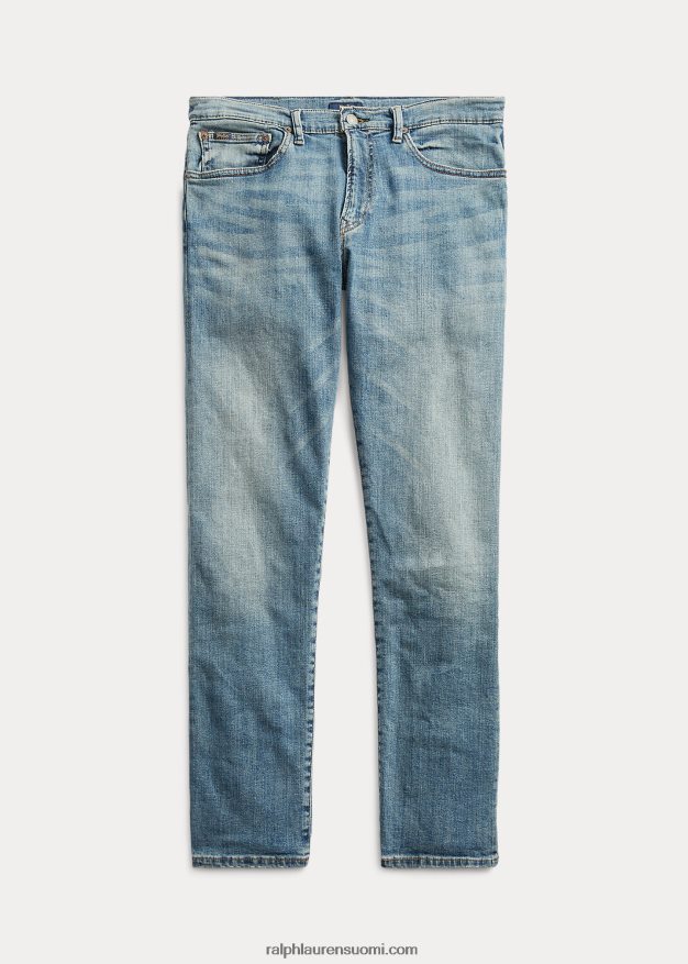 Ralph Lauren miehet hampton rento suora farkku 0Z24ZR1468 vaalea indigo