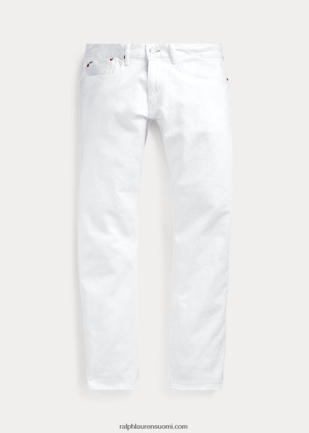 Ralph Lauren miehet hampton rento suora farkku 0Z24ZR283 valkoinen venytys