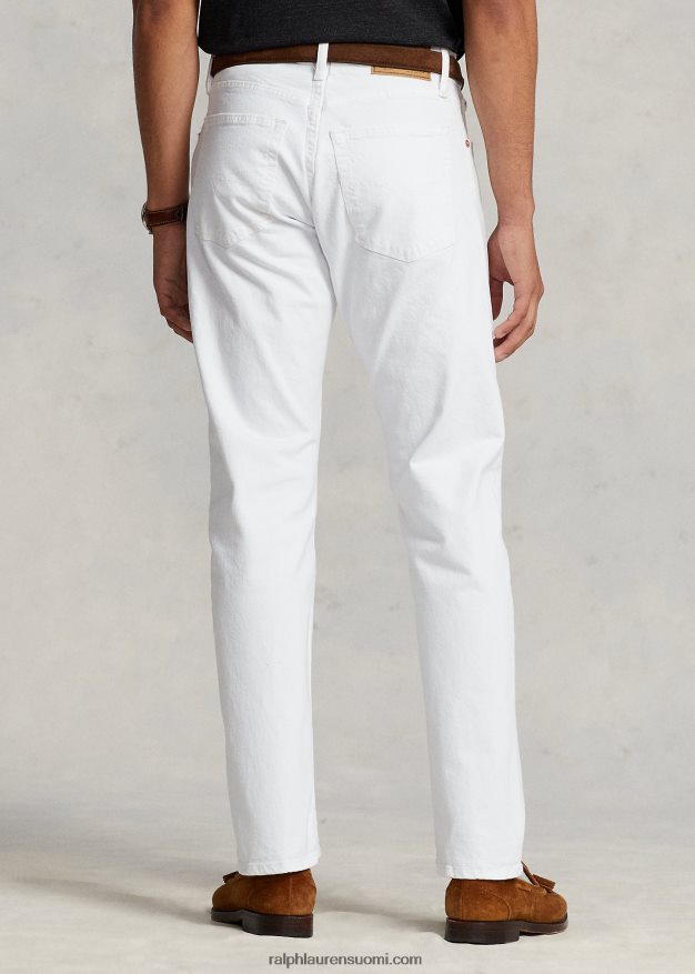 Ralph Lauren miehet hampton rento suora farkku 0Z24ZR283 valkoinen venytys