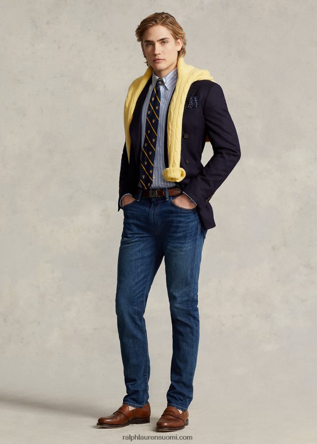 Ralph Lauren miehet parkside aktiivinen kartiomainen stretchfarkku 0Z24ZR321 warrenton venyttää