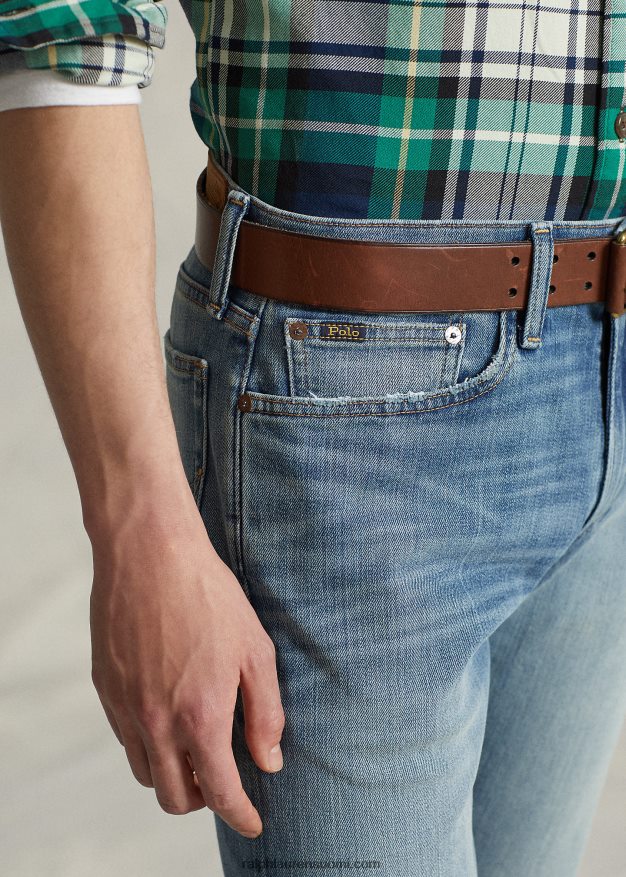 Ralph Lauren miehet parkside aktiivinen kartiomainen stretchfarkku 0Z24ZR937 allenton venyttää