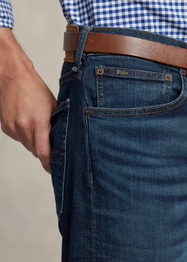 Ralph Lauren miehet prospekti suora joustava farkku 0Z24ZR1416 rockford venyttää