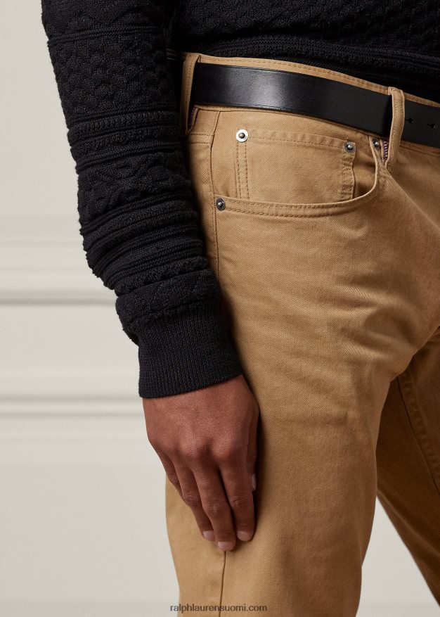 Ralph Lauren miehet slim fit stretch farkku 0Z24ZR53 kameli