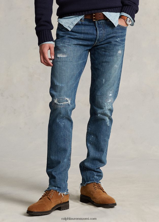 Ralph Lauren miehet sullivan slim distressed jean 0Z24ZR978 abraham