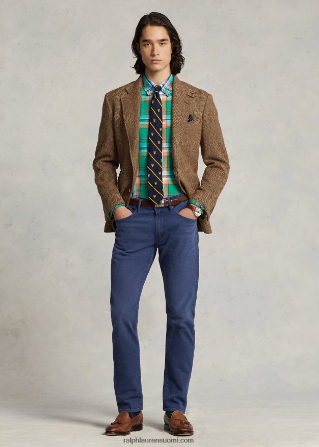 Ralph Lauren miehet sullivan slim stretch farkku 0Z24ZR464 vaalea laivasto