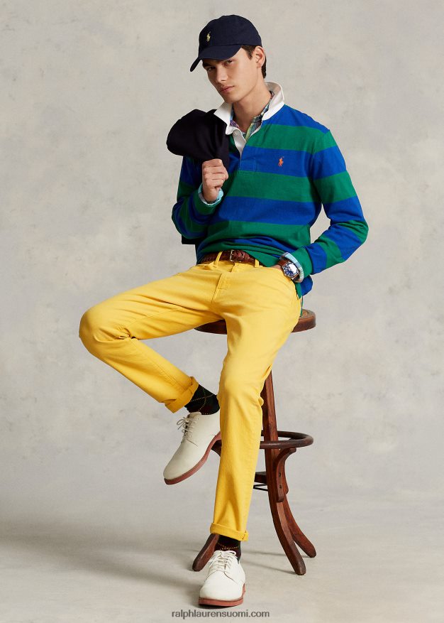 Ralph Lauren miehet sullivan slim stretch farkku 0Z24ZR466 keltainen evä