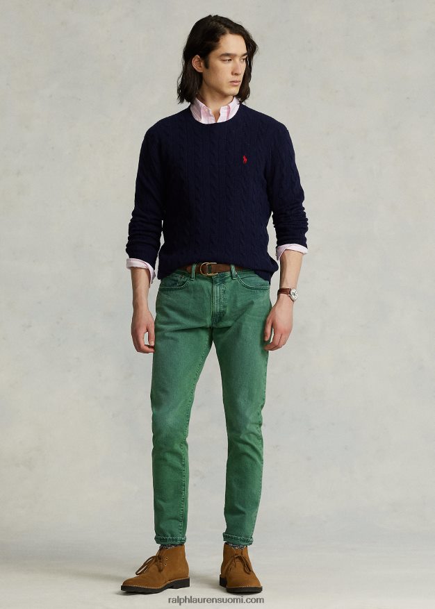 Ralph Lauren miehet sullivan slim stretch farkku 0Z24ZR8529 optinen vihreä