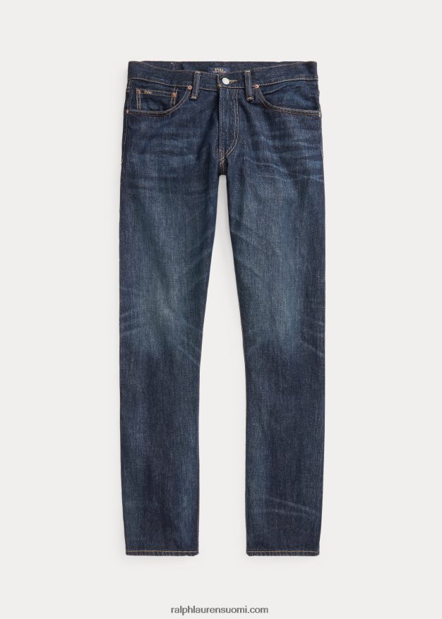 Ralph Lauren miehet varic slim suora farkku 0Z24ZR446 kevyt morris