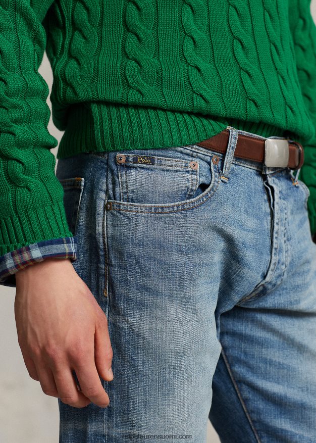 Ralph Lauren miehet varic slim suora farkku 0Z24ZR681 granger venyttää