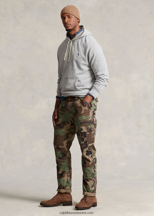 Ralph Lauren miehet Classic fit canvas cargo-housut 0Z24ZR1394 ylimääräinen camo
