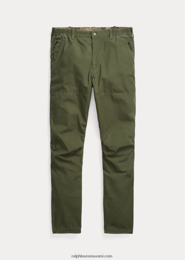 Ralph Lauren miehet Klassiset kapenevat popliinihousut 0Z24ZR889 klassinen harmaa