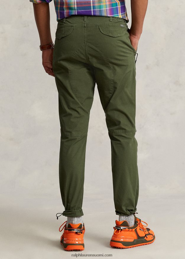 Ralph Lauren miehet Klassiset kapenevat popliinihousut 0Z24ZR889 klassinen harmaa