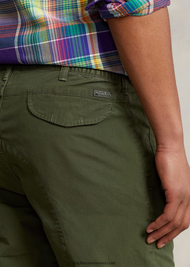 Ralph Lauren miehet Klassiset kapenevat popliinihousut 0Z24ZR889 klassinen harmaa