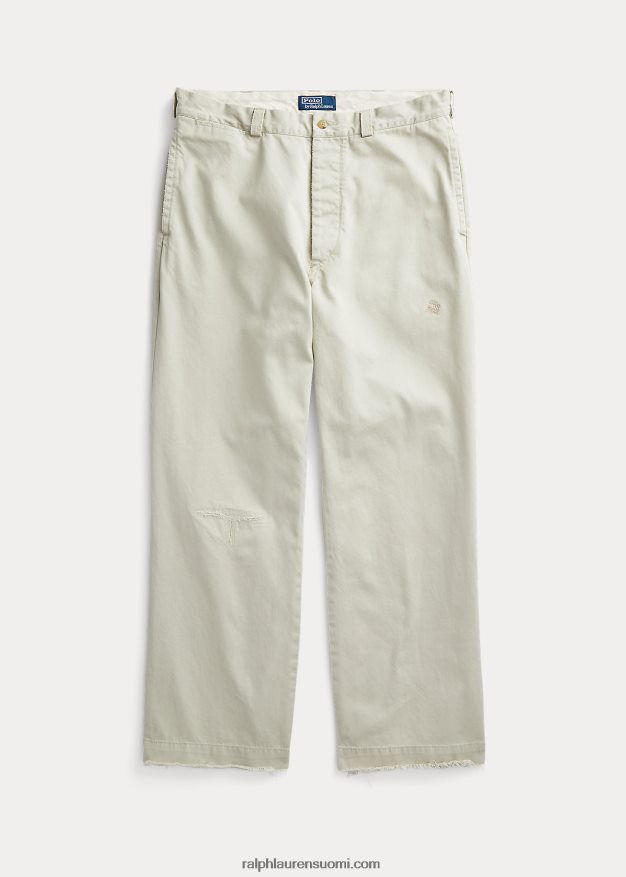 Ralph Lauren miehet burroughs rento istuvuus chino-housut 0Z24ZR8493 klassinen kivi